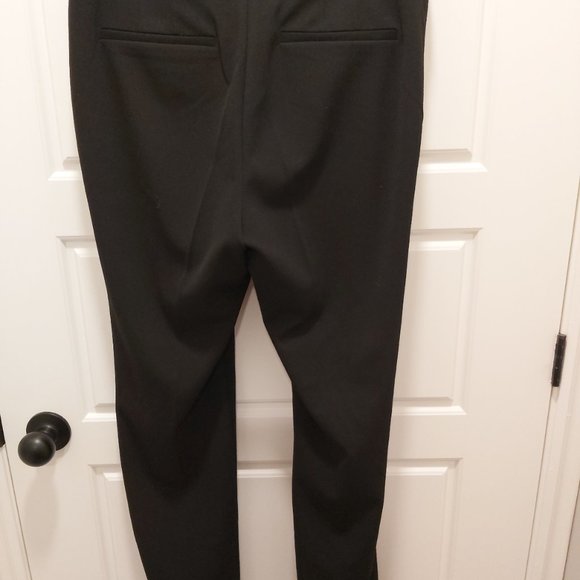 Black Trousers with Built in Belt - Picture 2 of 2